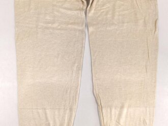 Lange Unterhose Wehrmacht, ungetragen, mit Reichsbetriebsnummer