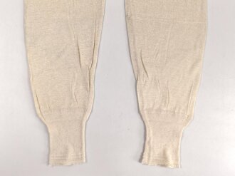 Lange Unterhose Wehrmacht, ungetragenes Stück mit Preßpappeknöpfen