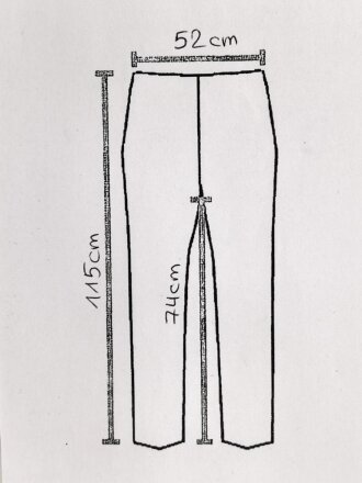 Lange Unterhose Wehrmacht, ungetragenes Stück mit Preßpappeknöpfen