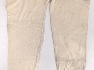 Lange Unterhose Wehrmacht, ungetragenes Stück mit Preßpappeknöpfen