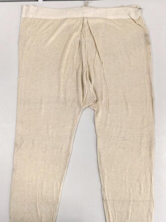 Lange Unterhose Wehrmacht, ungetragenes Stück mit Preßpappeknöpfen