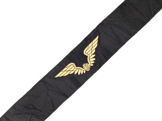 Deutsche Reichsbahn, Mützenschwinge auf Mützenband gewebt, Gesamtlänge 70cm