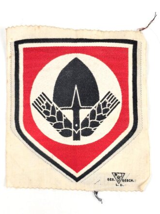 Reichsarbeitsdienst, Abzeichen für das Sporthemd, Breite 13cm