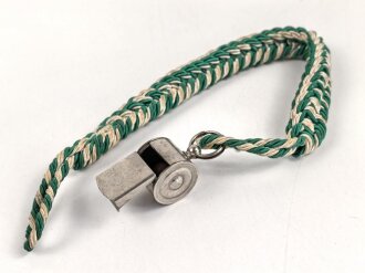 Hitlerjugend, Führerschnur für Gefolgschaftsführer mit Trillerpfeife