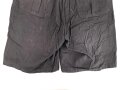 Hitlerjugend, schwarze , kurze Hose mit RZM Etikett "  Kniehose Zwirnköper" Ungetragenes Stück