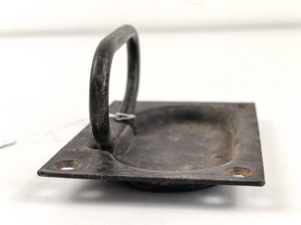 Griff für einen Transportkasten der Wehrmacht. Originallack, 9 x 13cm