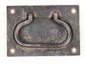 Griff für einen Transportkasten der Wehrmacht. Originallack, 9 x 13cm