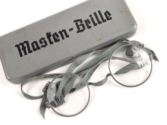 Maskenbrille Wehrmacht. Getragenes Stück