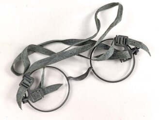 Maskenbrille Wehrmacht. Getragenes Stück