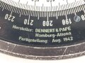 Luftwaffe, Dreieckrechner DR2, Hersteller Dennert & Pape, Fl 23825, datiert 1942