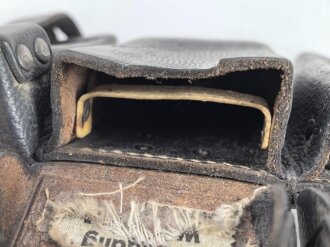 Patronentasche zum K98 Wehrmacht ( für 6 Ladestreifen) Genietetes Stück mit Reichsbetriebsnummer
