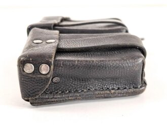 Patronentasche zum K98 Wehrmacht ( für 6 Ladestreifen) Genietetes Stück mit Reichsbetriebsnummer