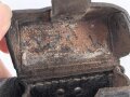 Patronentasche zum K98 Wehrmacht ( für 6 Ladestreifen) Genietetes Stück mit Reichsbetriebsnummer