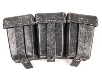 Patronentasche zum K98 Wehrmacht ( für 6 Ladestreifen) Guter Zustand, mit Reichsbetriebsnummer