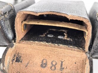 Patronentasche zum K98 Wehrmacht ( für 6 Ladestreifen) Guter Zustand, mit Reichsbetriebsnummer