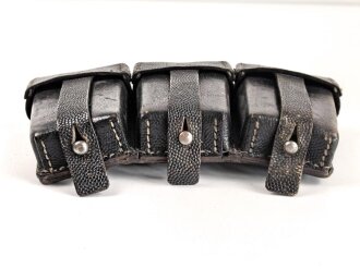 Patronentasche zum K98 Wehrmacht ( für 6 Ladestreifen) Guter Zustand, mit Reichsbetriebsnummer