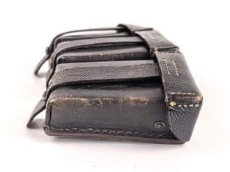 Patronentasche zum K98 Wehrmacht ( für 6 Ladestreifen) Guter Zustand, mit Reichsbetriebsnummer