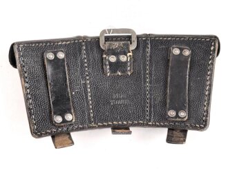 Patronentasche zum K98 Wehrmacht ( für 6 Ladestreifen) Guter Zustand, mit Reichsbetriebsnummer