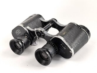 Dienstglas 6 x 30 Wehrmacht. Hersteller Carl Zeiss Jena. Klare Durchsicht, Strichplatte deutlich. getragenes Stück in gutem Gesamtzustand