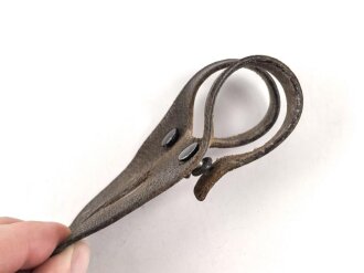 Anknöpflasche für ein Dienstglas  Wehrmacht. Leder weich, gebraucht