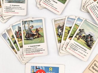 Deutschlands Wehr und Waffen, Ein neues Quartettspiel von unserer Wehrmacht. Hersteller "Hausser" Vollständig