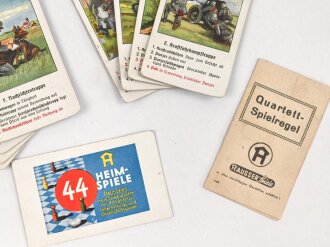 Deutschlands Wehr und Waffen, Ein neues Quartettspiel von unserer Wehrmacht. Hersteller "Hausser" Vollständig