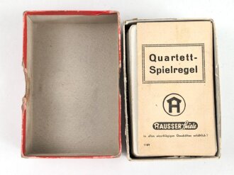 Deutschlands Wehr und Waffen, Ein neues Quartettspiel von unserer Wehrmacht. Hersteller "Hausser" Vollständig