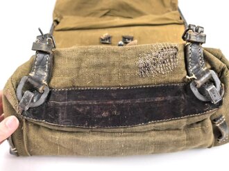 Tornister Wehrmacht, getragenes Stück , datiert 1941