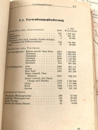 Afrikakorps , " Militärgeographische Angaben über Ägypten" Abgeschlossen am 20.Juni 1942. Vollständig