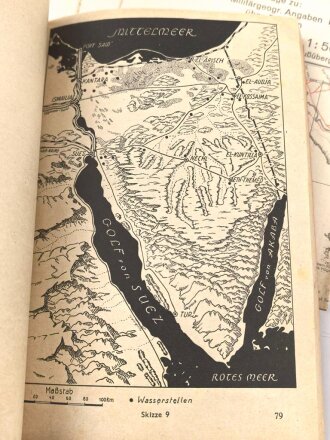 Afrikakorps , " Militärgeographische Angaben über Ägypten" Abgeschlossen am 20.Juni 1942. Vollständig