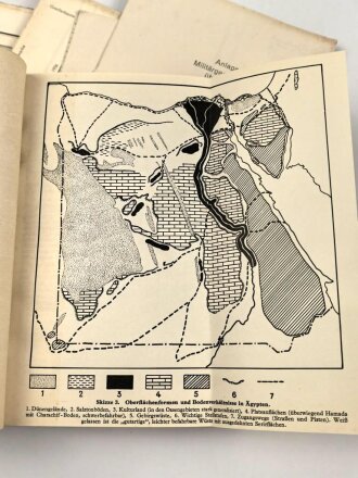 Afrikakorps , " Militärgeographische Angaben über Ägypten" Abgeschlossen am 20.Juni 1942. Vollständig