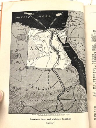 Afrikakorps , " Militärgeographische Angaben über Ägypten" Abgeschlossen am 20.Juni 1942. Vollständig