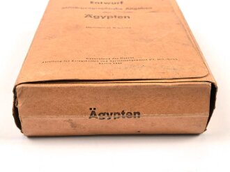 Afrikakorps , " Militärgeographische Angaben über Ägypten" Abgeschlossen am 20.Juni 1942. Vollständig