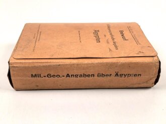 Afrikakorps , " Militärgeographische Angaben über Ägypten" Abgeschlossen am 20.Juni 1942. Vollständig