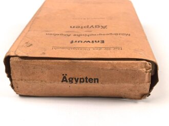 Afrikakorps , " Militärgeographische Angaben über Ägypten" Abgeschlossen am 20.Juni 1942. Vollständig