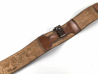 Zweidornkoppel für Offiziere der Luftwaffe.Getragenes Stück, Gesamtlänge 98cm