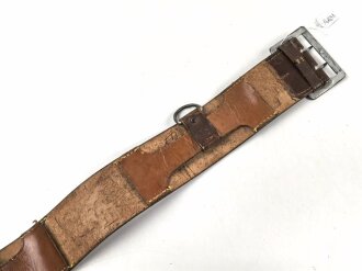 Zweidornkoppel für Offiziere der Luftwaffe.Getragenes Stück, Gesamtlänge 98cm