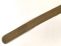 Koppelriemen in Tropenausführung Wehrmacht. Getragenes Stück, datiert 1942, Gesamtlänge 106cm