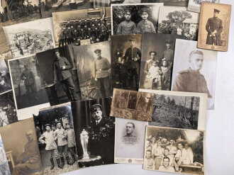 1.Weltkrieg und Kaiserreich, 50 Fotos, meist im Ansichtskartenformat