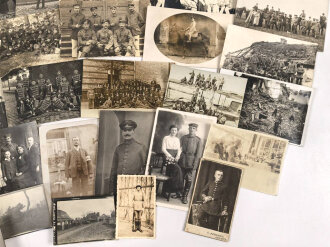 1.Weltkrieg und Kaiserreich, 50 Fotos, meist im Ansichtskartenformat