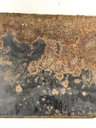 Luftschutz Emailleschild "Öffentlicher Sammel Schutzraum 150 Personen" Maße 39 x 80cm, ungereinigtes Stück