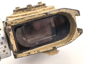 Rundblickfernrohr 36 der Wehrmacht. Originallack , Verstellungen gängig, Durchsicht verschmutzt