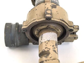 Rundblickfernrohr 36 der Wehrmacht. Originallack , Verstellungen gängig, Durchsicht verschmutzt