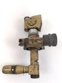 Rundblickfernrohr 36 der Wehrmacht. Originallack , Verstellungen gängig, Durchsicht verschmutzt