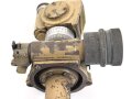 Rundblickfernrohr 36 der Wehrmacht. Originallack , Verstellungen gängig, Durchsicht verschmutzt