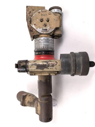 Rundblickfernrohr 36 der Wehrmacht. Originallack , Verstellungen gängig,Optik blind