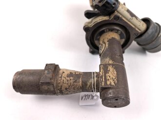Rundblickfernrohr 36 der Wehrmacht. Originallack , Verstellungen gängig,Optik blind