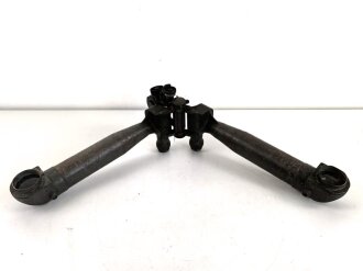 1.Weltkrieg, Scherenfernrohr 09 von Carl Zeiss Jena, gute Durchsicht , teilweise leicht fleckig, feldgrauer Originallack