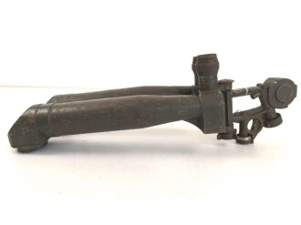 1.Weltkrieg, Scherenfernrohr 09 von Carl Zeiss Jena, gute Durchsicht , teilweise leicht fleckig, feldgrauer Originallack