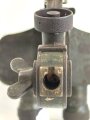 1.Weltkrieg, Scherenfernrohr 09 von Carl Zeiss Jena, gute Durchsicht , teilweise leicht fleckig, feldgrauer Originallack